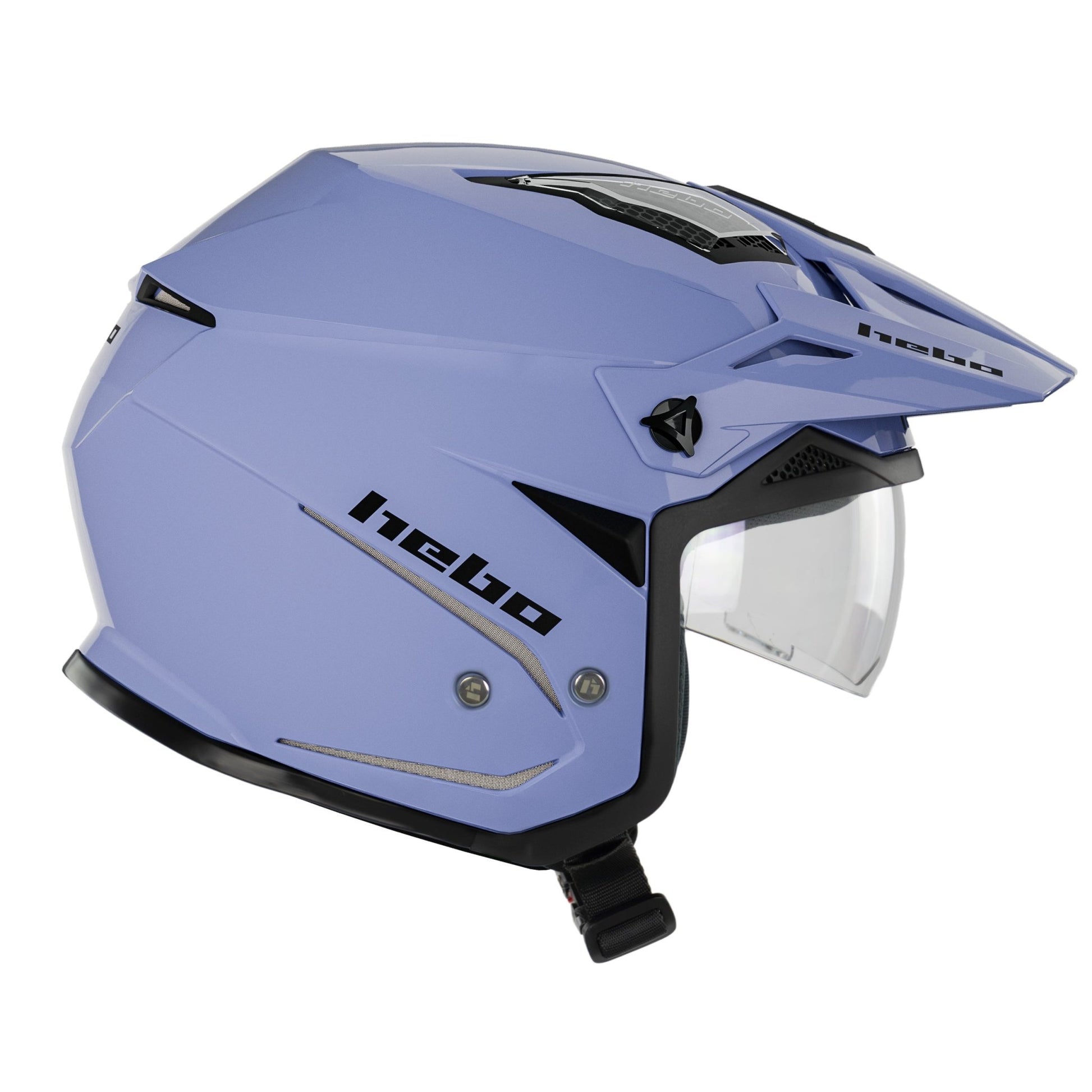 Casco Zone 5 Monocolor Azul - Hebo