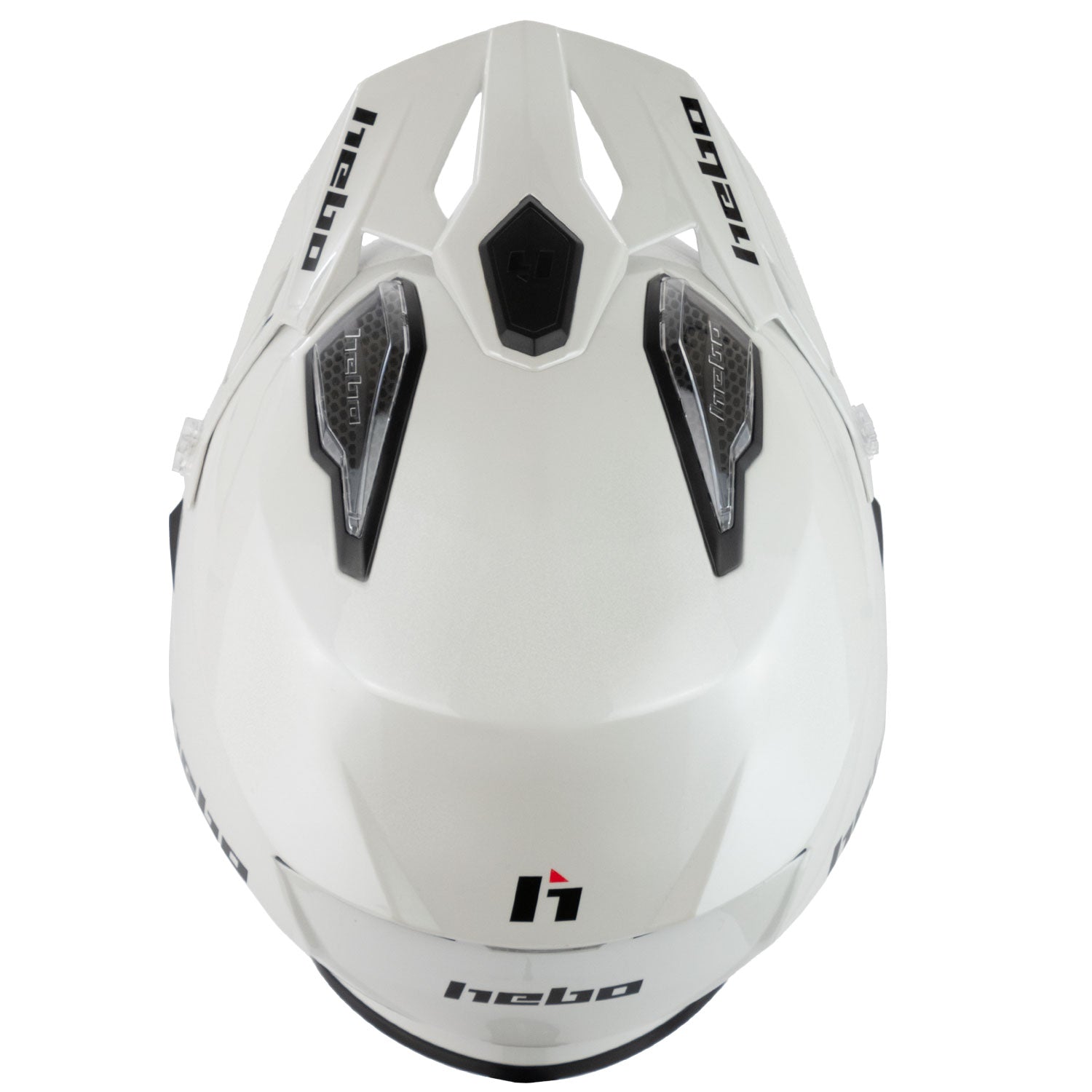 CASCO ZONE 5 MONOCOLOR BLANCO - Hebo