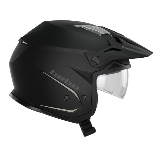 Casco Zone 5 Monocolor Negro Mate - Hebo