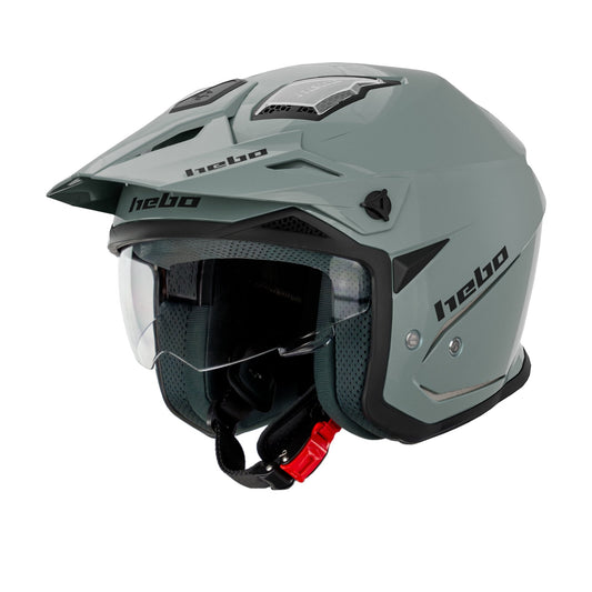 CASCO ZONE 5 MONOCOLOR VERDE - Hebo