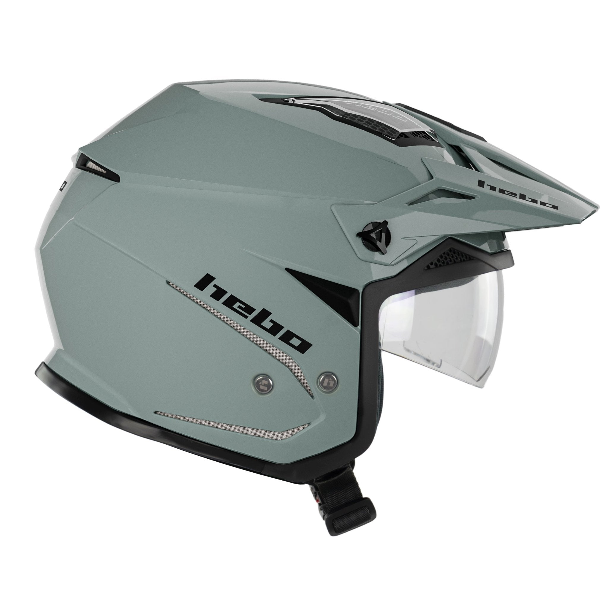CASCO ZONE 5 MONOCOLOR VERDE - Hebo