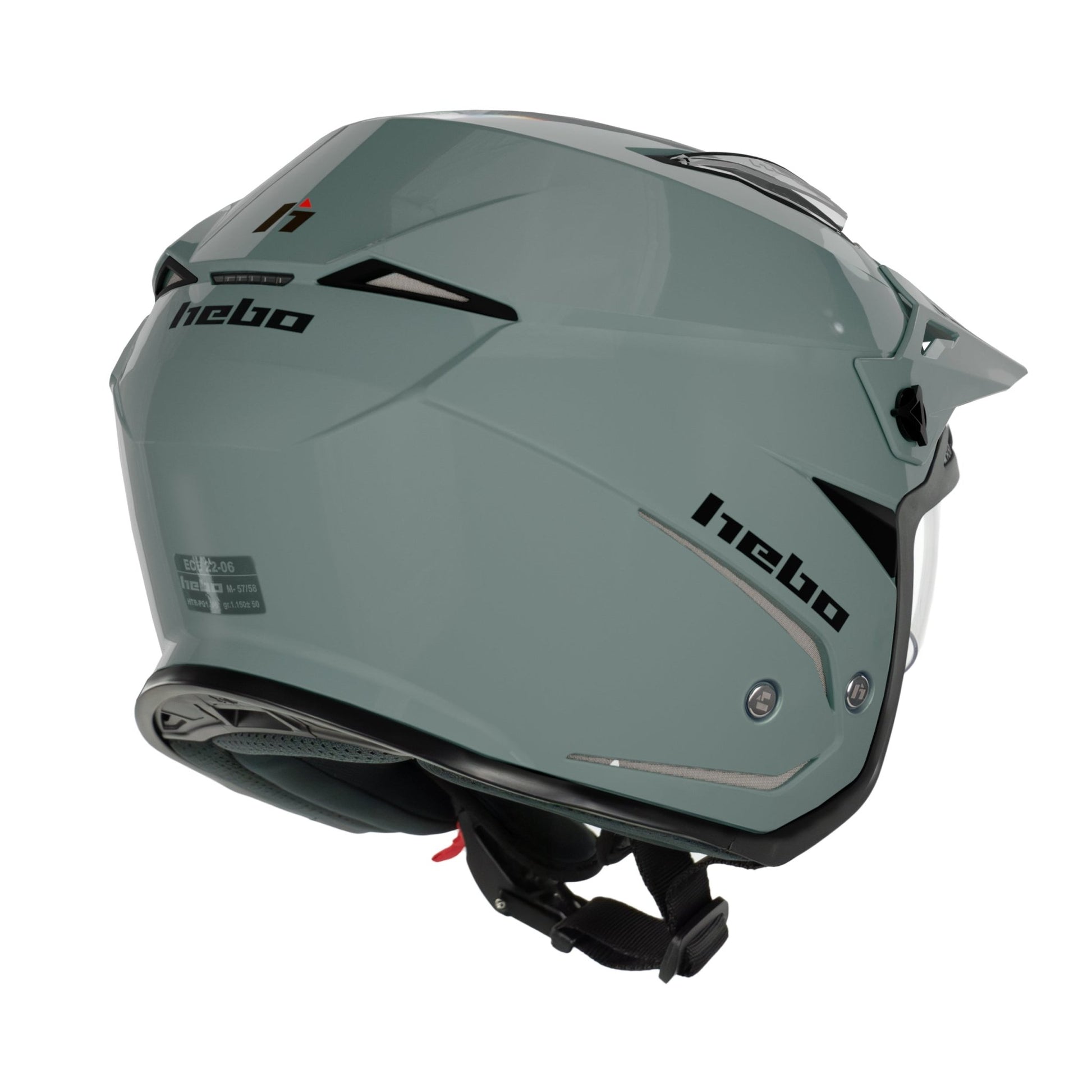CASCO ZONE 5 MONOCOLOR VERDE - Hebo