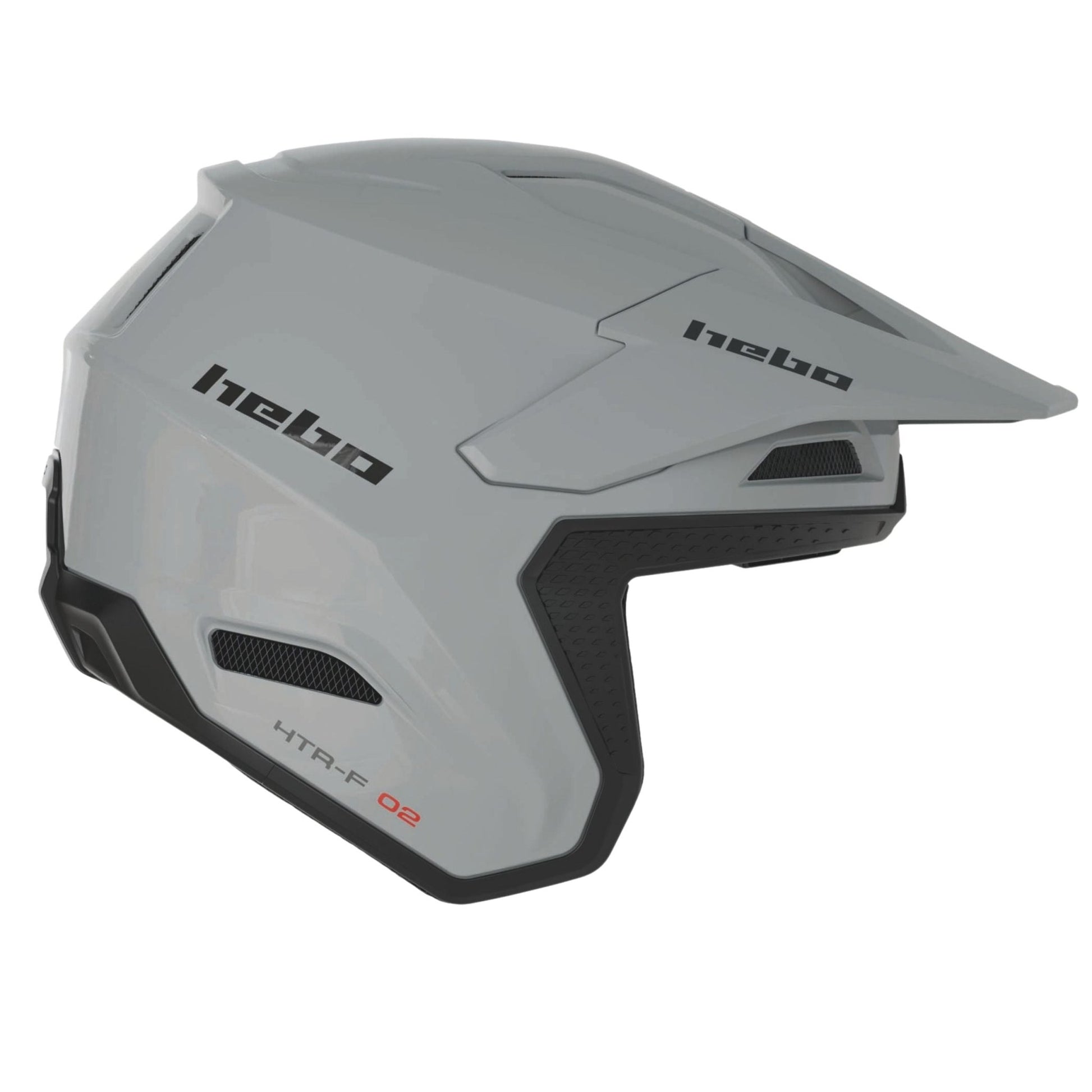 Casco Zone Pro Monocolor Gris - Hebo