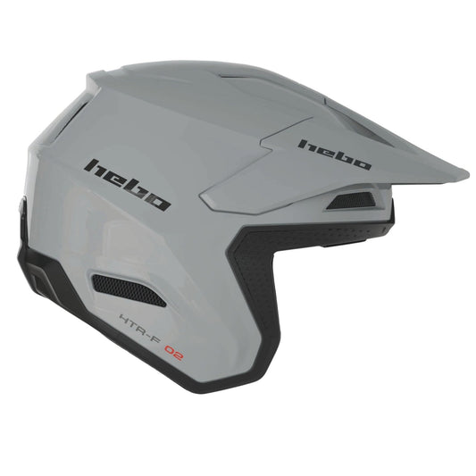 Casco Zone Pro Monocolor Gris - Hebo