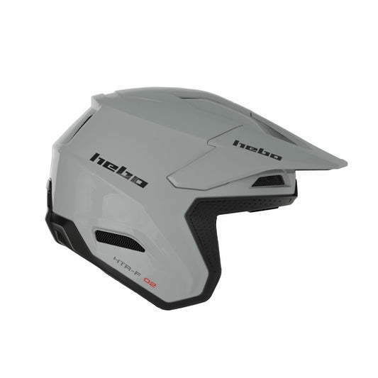 Casco Zone Pro Monocolor Gris - Hebo