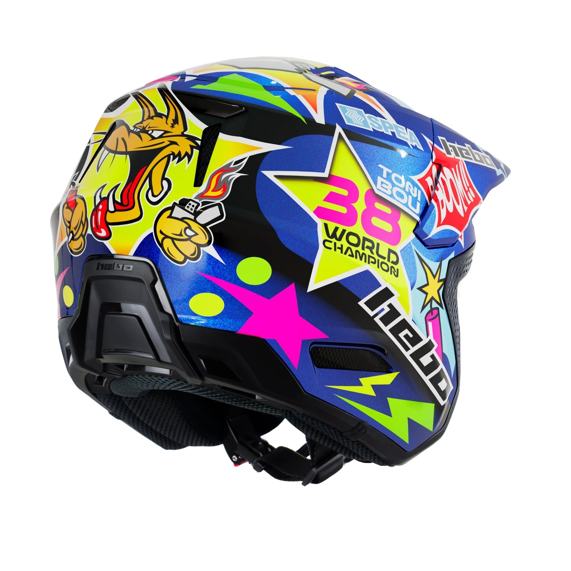 Casco Zone Pro Toni Bou 38 - Hebo