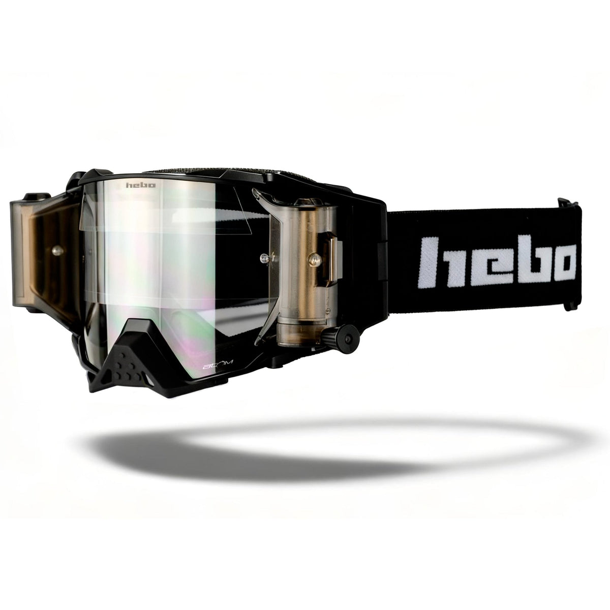 GAFAS ATOM Negras + Roll Off Kit - Hebo