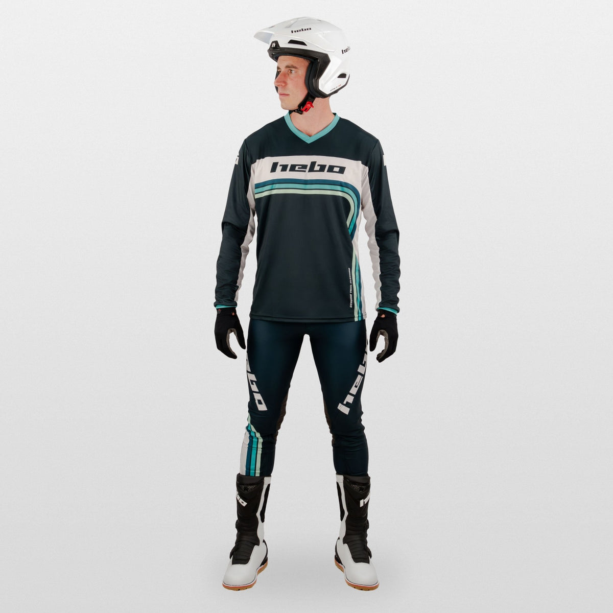 Pantalon Pro Trial Retro Verde - Hebo