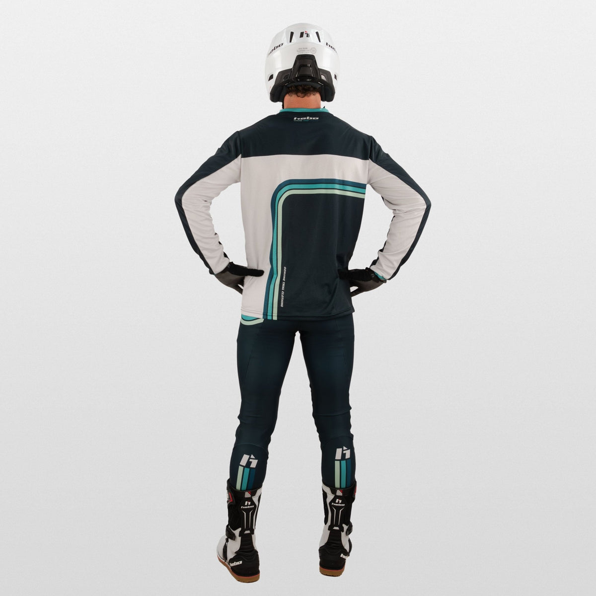 Pantalon Pro Trial Retro Verde - Hebo