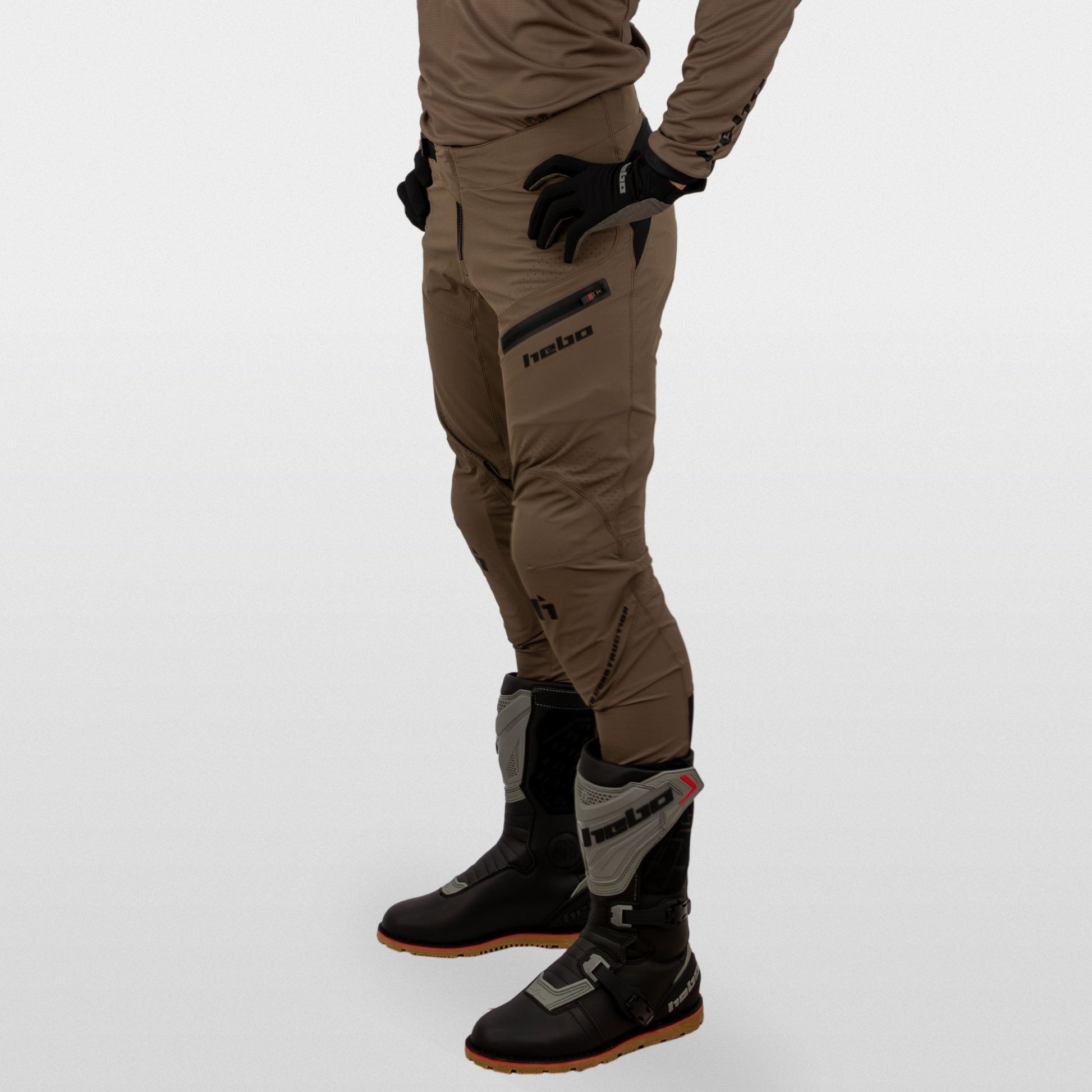 Pantalon Trial Tech Marron - Hebo