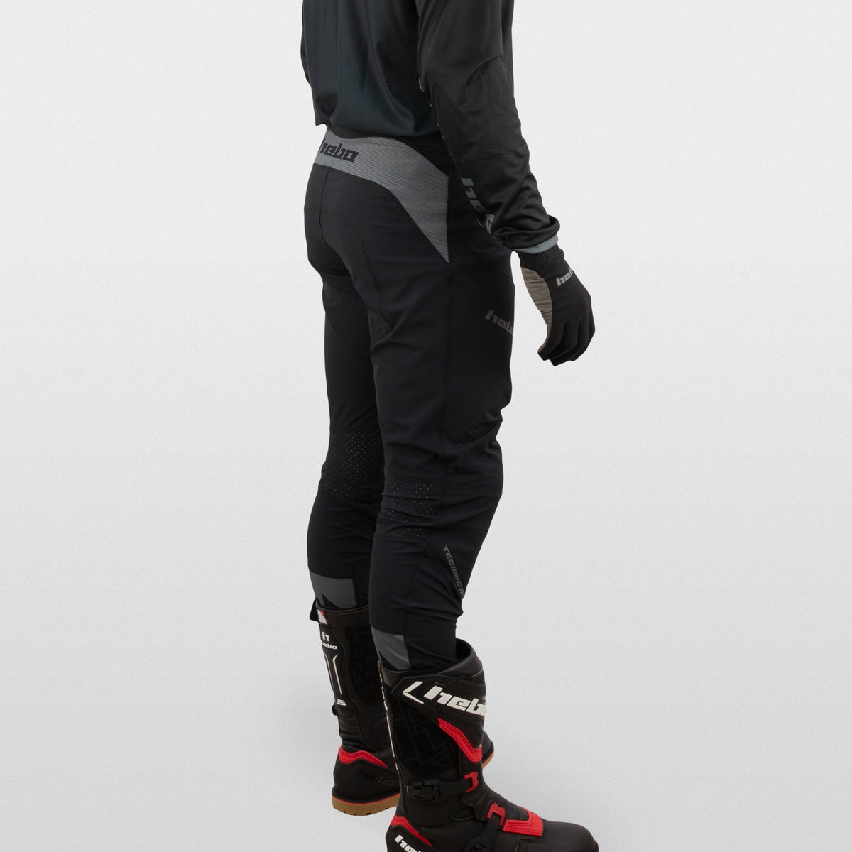 Pantalon Trial Tech Negro - Hebo