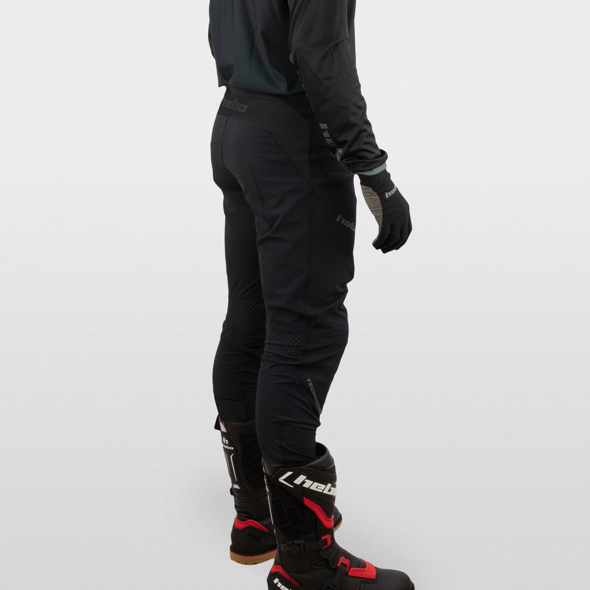 Pantalon Trial Tech Negro - Hebo