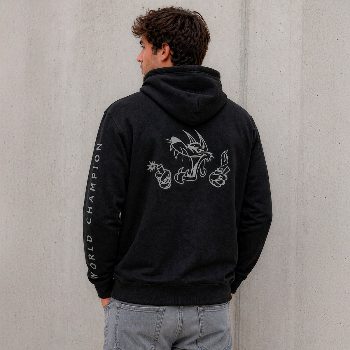 SUDADERA Toni Bou Negra - Hebo