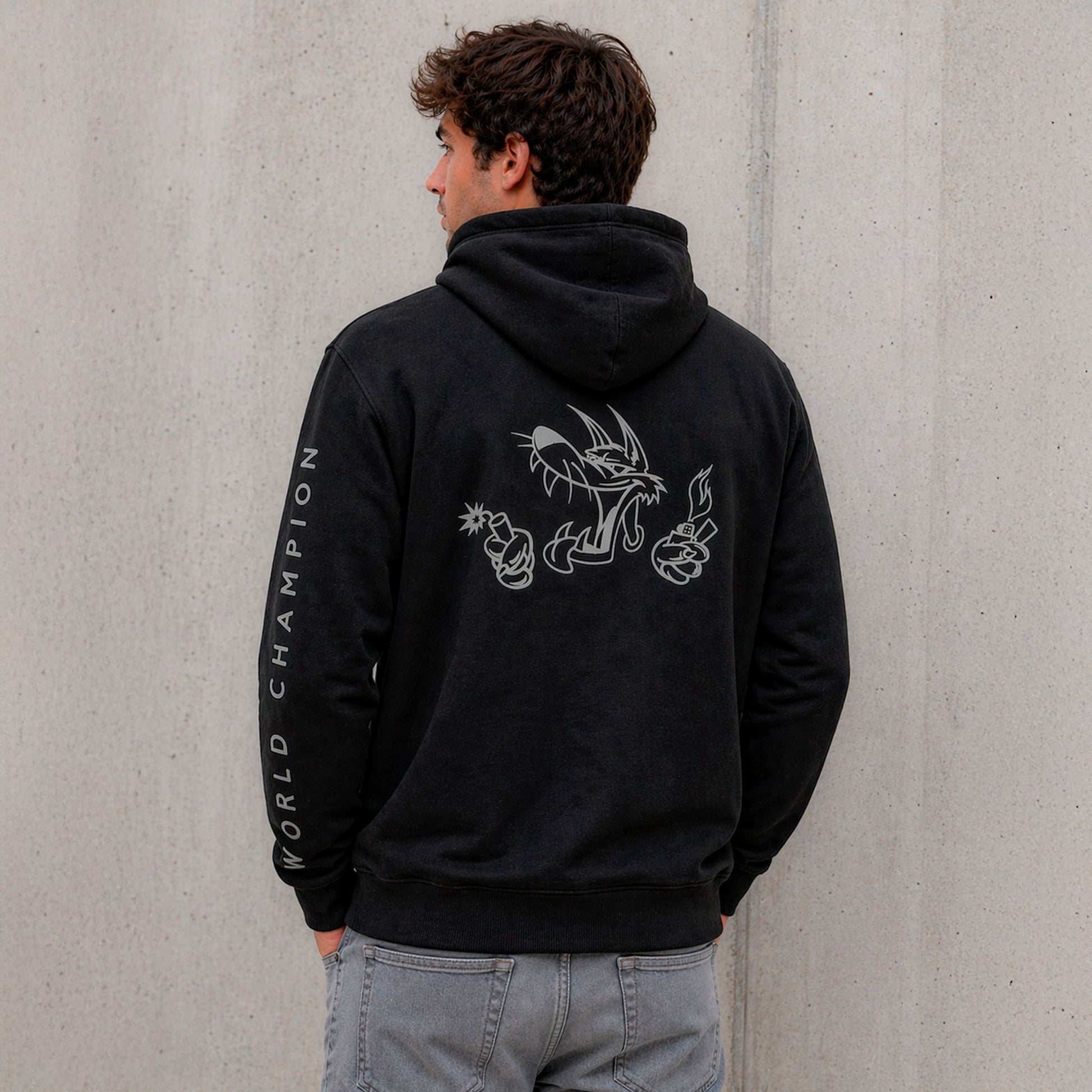 SUDADERA Toni Bou Negra - Hebo