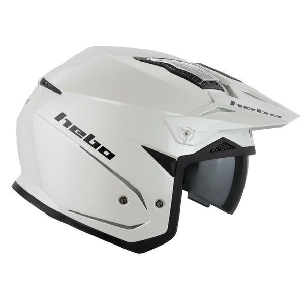 Casco Jet Hebo Zone 5 Monocolor White