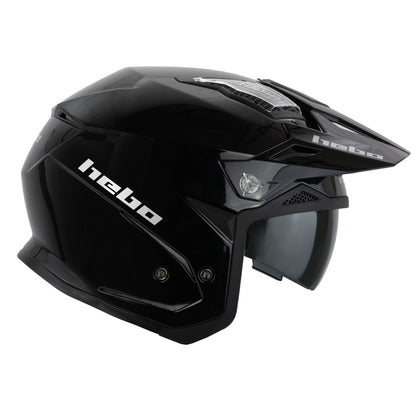 Casco Zone 5 Monocolor Negro Brillo & Negro | XS & Negro | S & Negro | M & Negro | L & Negro | XL