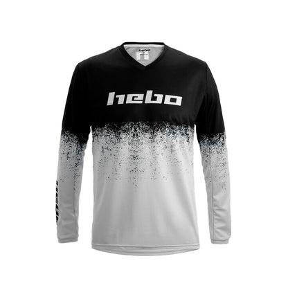 Camiseta Pro Trial V Dripped Blanco & Blanco | XS & Blanco | S & Blanco | M & Blanco | L