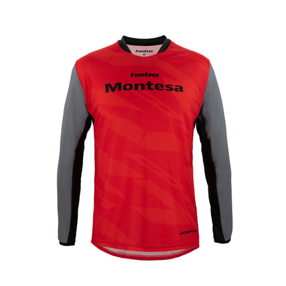Camiseta Montesa Trial Classic Rojo & Rojo | XS & Rojo | S & Rojo | M & Rojo | L & Rojo | XL