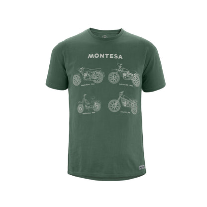 Camiseta All Range Verde & Verde | S & Verde | M & Verde | L & Verde | XL & Verde | XXL