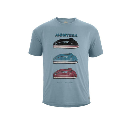 Camiseta Fuel Tank Azul Claro - Hebo