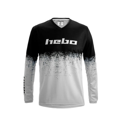 Camiseta Pro Trial V Dripped Blanco - Hebo