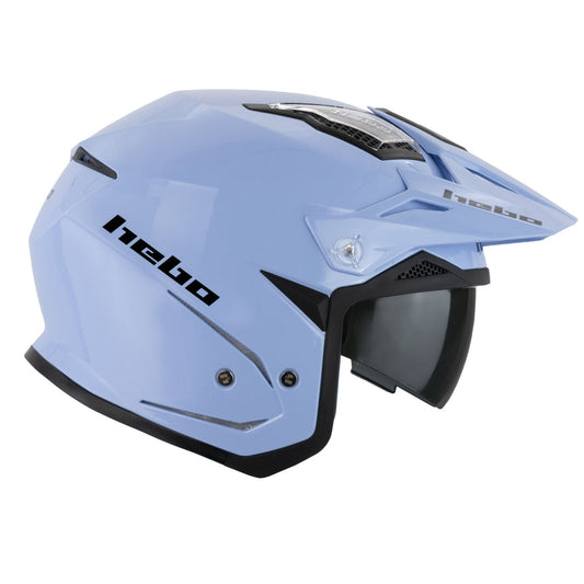 Casco Zone 5 Monocolor Azul - Hebo