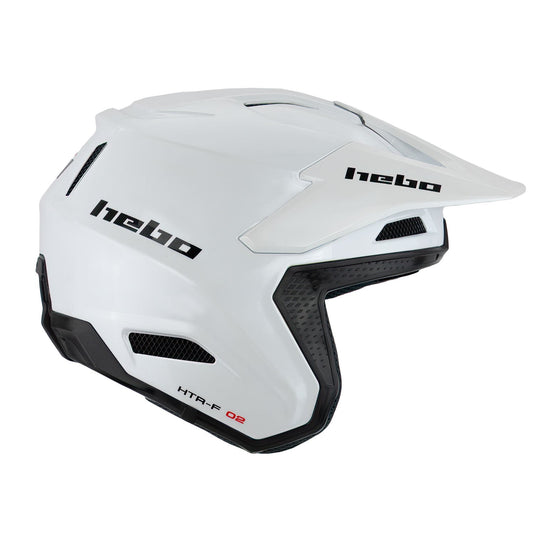 Casco Zone Pro Monocolor Blanco - Hebo